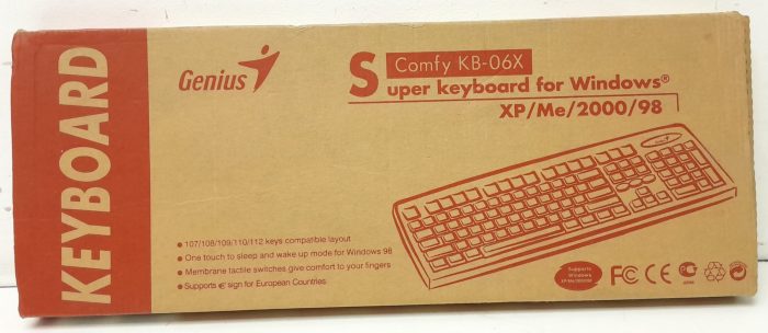 Genius KB-06X Super Comfy PS/2 Keyboard - Image 2