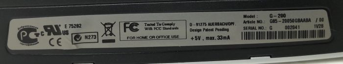 Cherry G-200 G85-20050 CyMotion Pro Corded Keyboard - Image 3