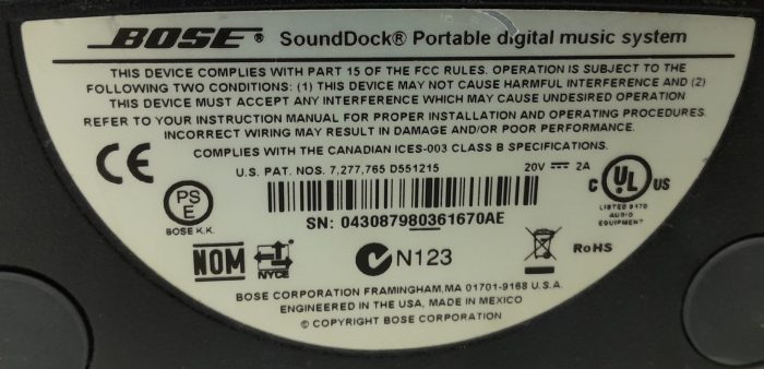 Bose SoundDock Portable Digital Music System - Image 3