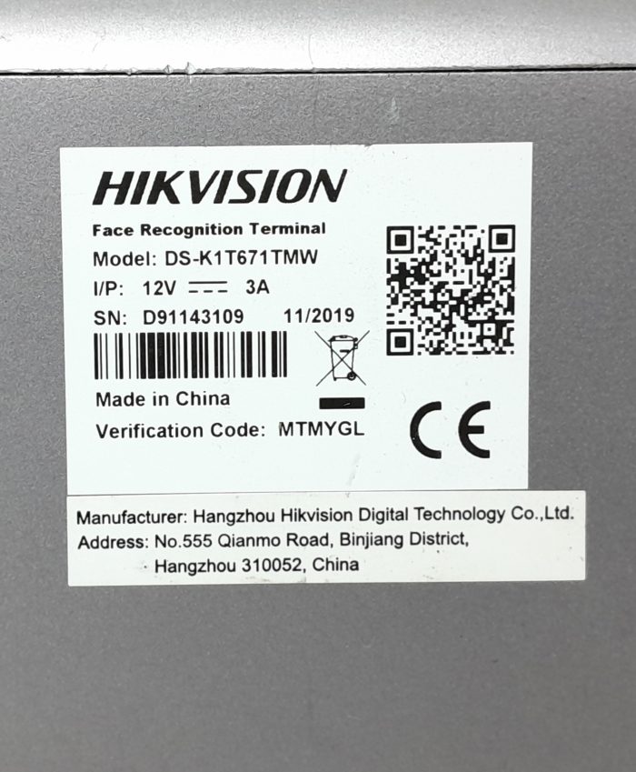 Hikvision DS-K1T671TMW Face Recognition Terminal - Image 3