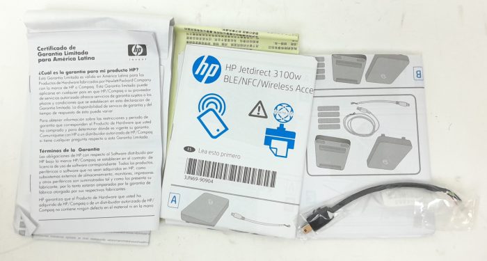 HP 3JN69A JetDirect 3100w BLE/NFC Wireless Accessory - Image 3