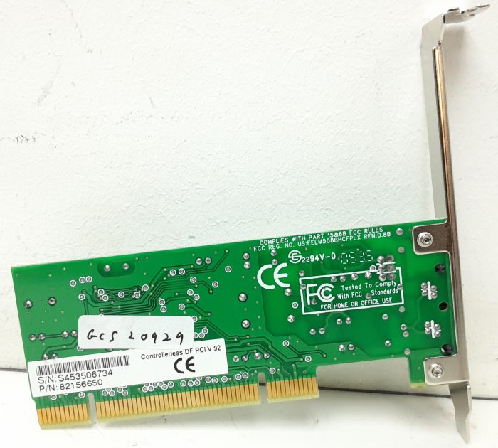 Conexant CX06834-11 82156650 Controllerless DF PCI V.92 Card With Software Installation Disc - Image 4