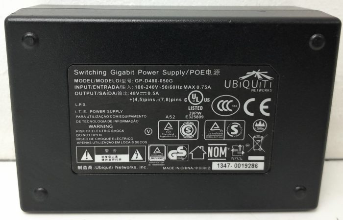 Ubiquiti GP-D480-050G Switching Gigabit PoE Power Supply - Image 3