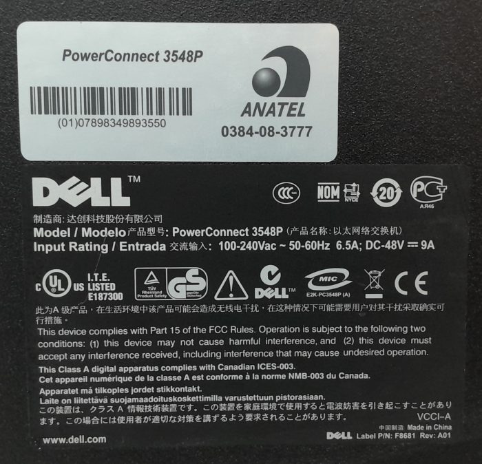 Dell PowerConnect 3548P 48-Port Managed PoE Switch - Image 6