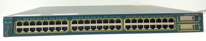 Cisco Catalyst 3550 WS-C3550-48-SMI 48-Port Switch - Image 2