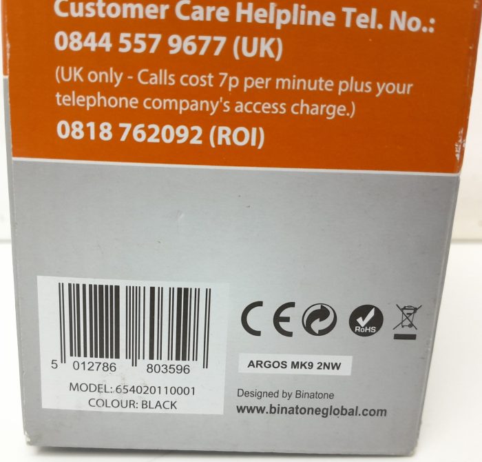 Binatone 654020110001 Veva 1900 Call Blocker Twin DECT Cordless Telephone - Image 3