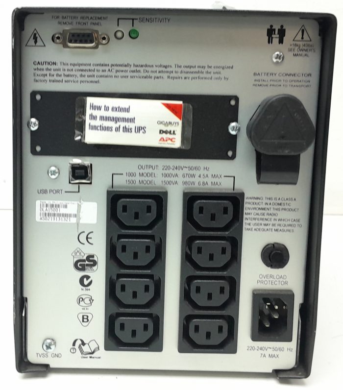 APC Smart-UPS 1500 DLA1500I Uninterruptible Power Supply (UPS) - Image 4