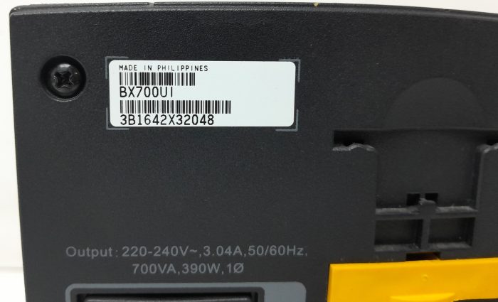 APC Back-UPS 700 BX700UI Uninterrupted Power Supply (UPS) - Image 3