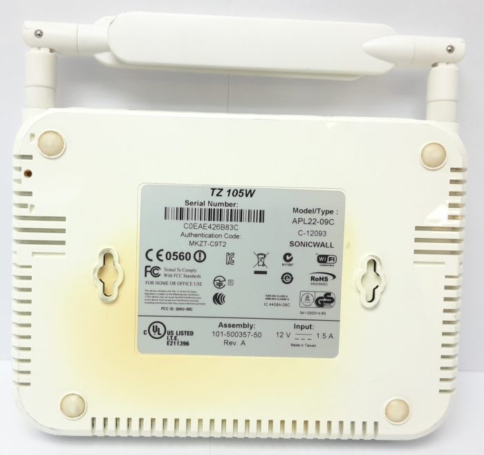 SonicWall TZ 105W APL22-09C Access Point - Image 3