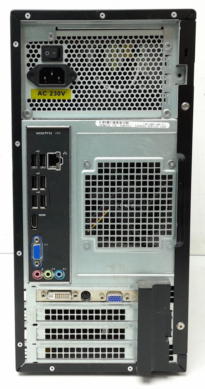 Dell Vostro 260 - Tower - Pentium G620 2.6Ghz - DDR3 - 4GB RAM - 500GB HDD - Windows 10 Home - Image 5