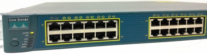 Cisco Catalyst 3550 WS-C3550-24-SMI 24 Port Switch - Image 5