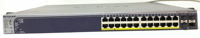 Netgear Prosafe Smart Switch with 24 PoE Ports GS724TPS 24 Port Gigabit Stackable - Image 2