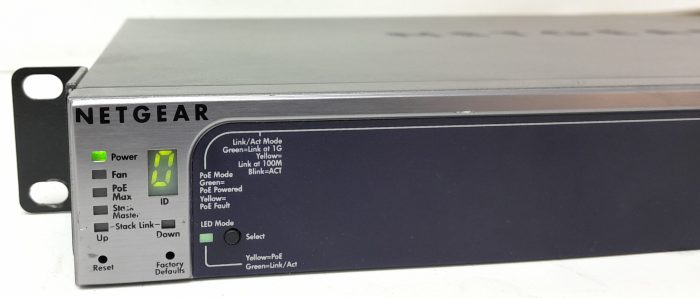 Netgear Prosafe Smart Switch with 24 PoE Ports GS724TPS 24 Port Gigabit Stackable - Image 6