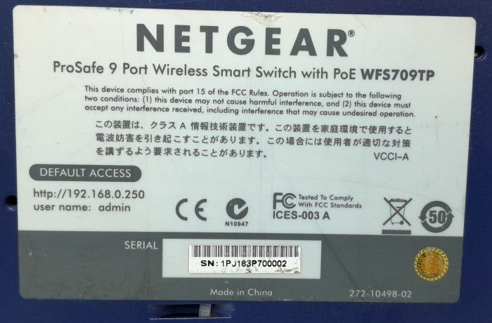 Netgear Prosafe WFS709TP 9 Port Wireless Smart Switch with PoE - Image 3
