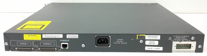 Cisco Catalyst 3750 Series PoE-48 WS-C3750-48PS-S 48 Port Switch - Image 4