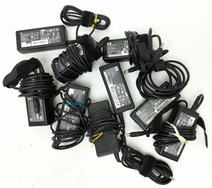 Job lot 9x HP 18.5V Yellow End Pin Laptop Chargers/Adapters - Image 3