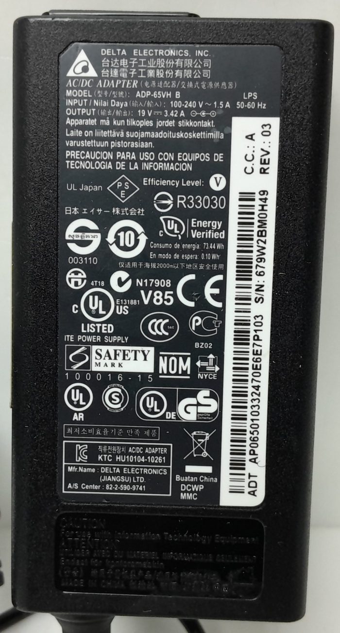 Job Lot 6x Delta Electronics ADP-65VH B Laptop Chargers/Adapters - Image 3