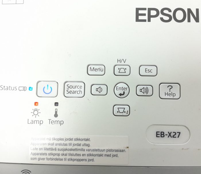 Epson H692B EB-X27 HDMI VGA LCD Projector with 5551 Lamp Hours Used - Image 8