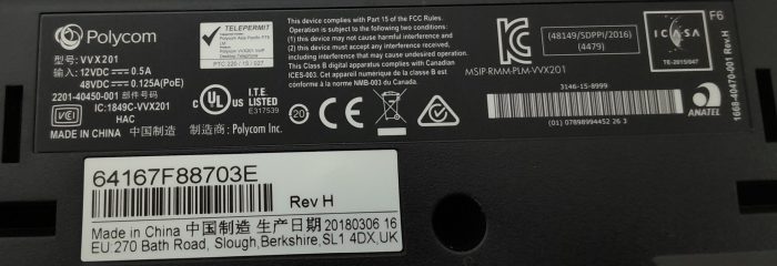 Polycom VVX201 IP Desk Phone - Image 3