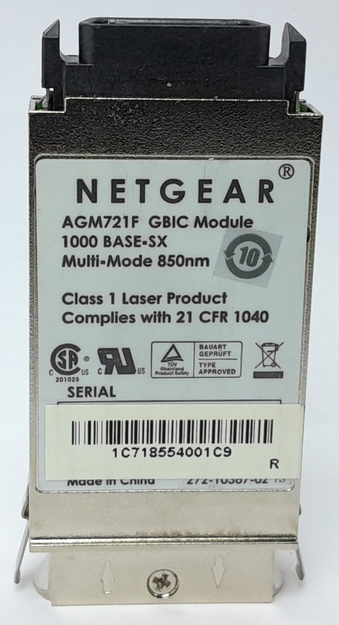 Netgear AGM721F 1000  BASE-SX GBIC Module - Image 2
