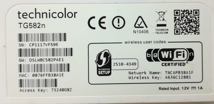 Technicolor TG582n Wireless Router - Image 3