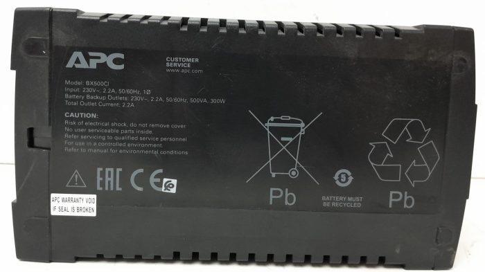 APC Back-UPS 500 BX500CI Uninterruptible Power Supply (UPS) - Image 3