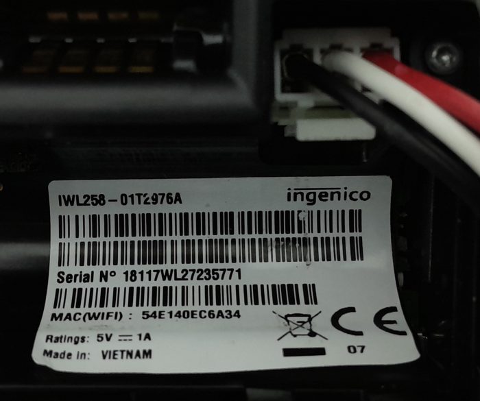 Ingenico iWL250 Card Reader - Image 3