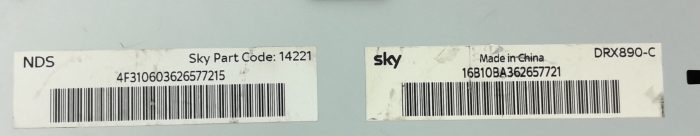 Sky+ HD DRX890-C Satellite Receiver Box - Image 3