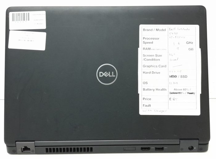Dell Latitude 5490 - i5-8250U 1.6GHz - 8GB Ram - 14" - 256GB SSD - Windows 11 Pro - Image 4