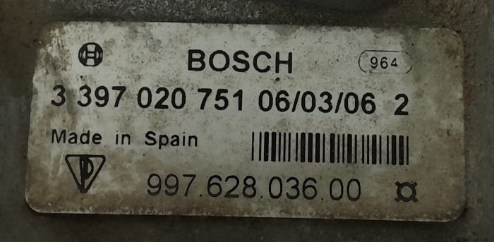 Porche 997 628 036 00 Front Wiper Motor & Linkage - Image 3