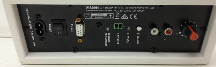 Vision SP-1900P Loudspeakers - Image 3