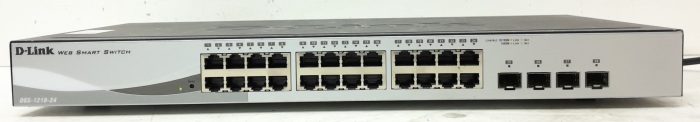 D-Link DGS-1210-24 24 Port Web Smart Switch with 1x DEM-311GT Fiber Module - Image 2