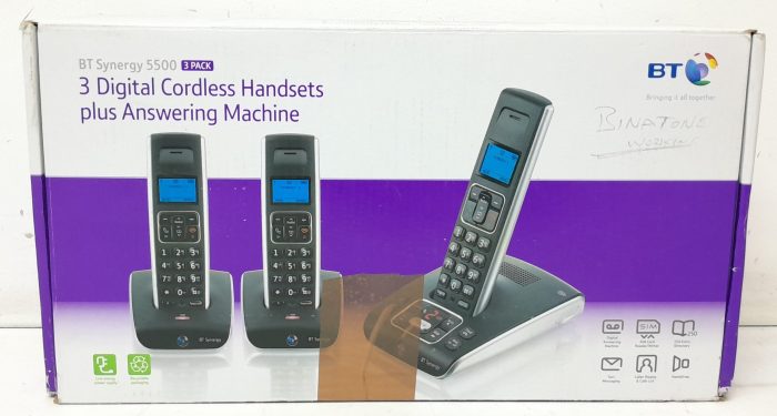 BT BTSynergy 5500 3 Digital Cordless Handsets & Answering Machine - Image 3