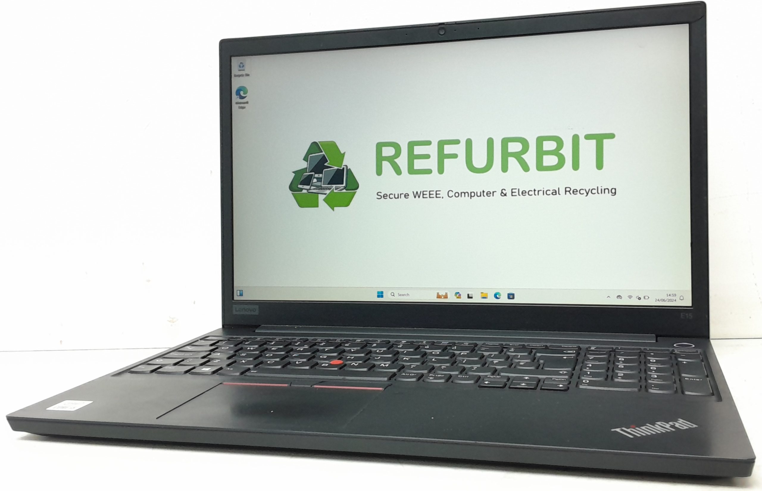 20240624_145906 Lenovo ThinkPad E15 - i5-10210U 1.6GHz - 8GB Ram - 15.6" - 256GB SSD - Windows 11 Home - Image 1