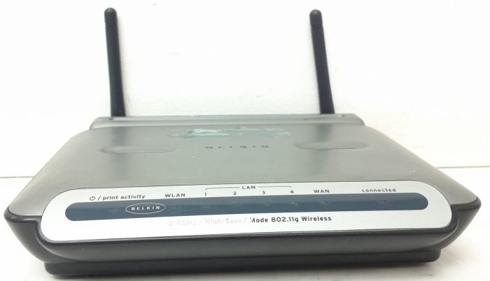 Belkin F5D7231-4P High-Speed Mode Wireless G Router With Built-In USB Print Server - Image 2