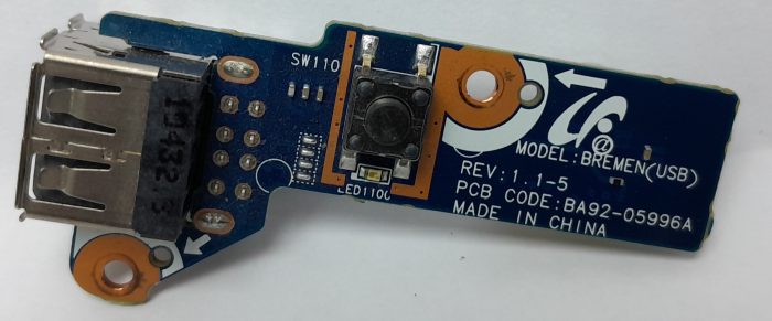Samsung NP-RV510 Power Button + USB Board + Cables & Screws: BA92-05996A - Image 4