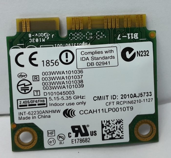 Toshiba Satelliete Pro R850-15E Network Card Intel 62230AMHMW + Screws - Image 4