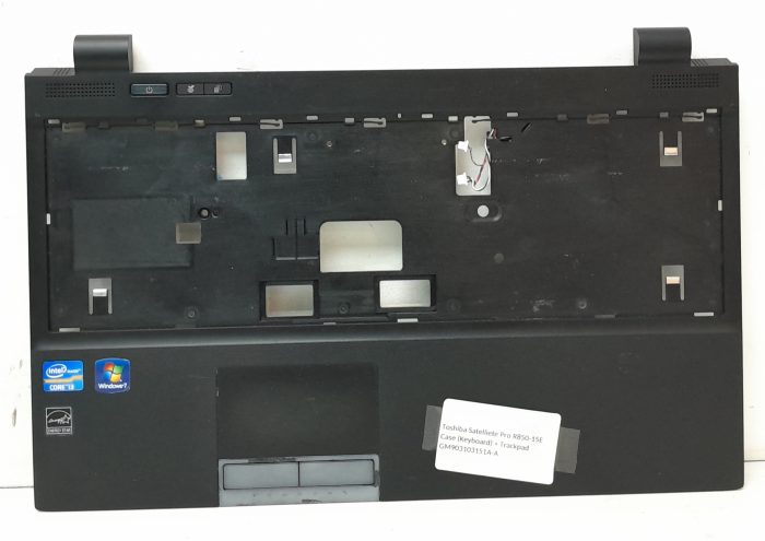 Toshiba Satelliete Pro R850-15E Case (Keyboard) + Trackpad GM903103151A-A - Image 2