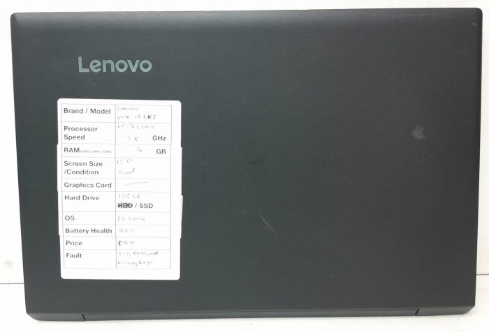 Lenovo V110-15IKB 80TH - i5-7200U 2.5GHz - 4GB Ram - 15.6" - 128GB SSD - Windows 10 Home - Image 4