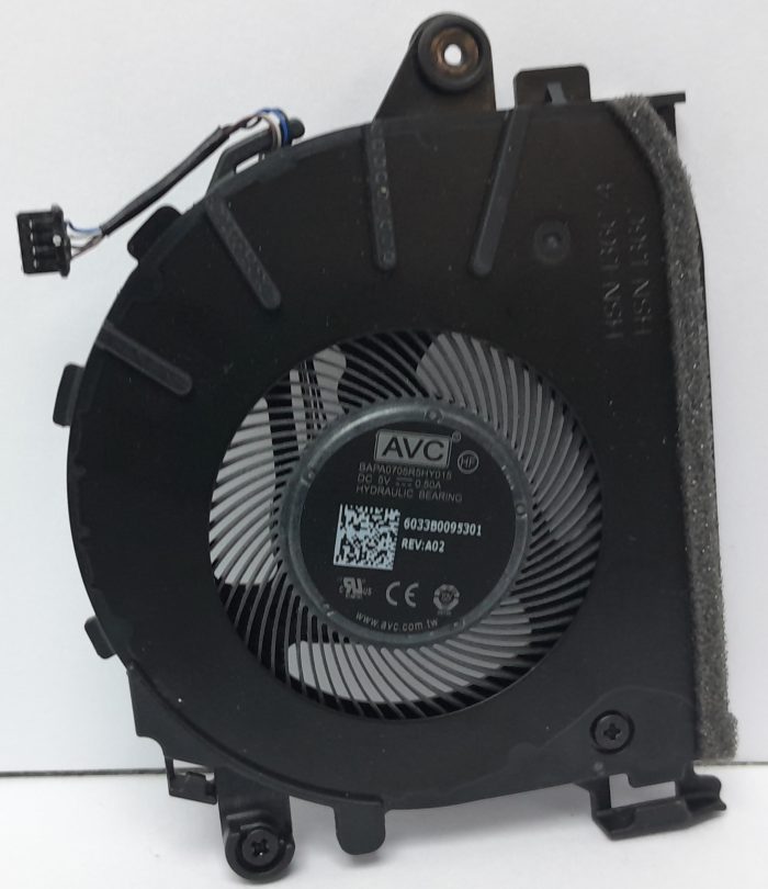 HP EliteBook 830 G7 Fan + Screws 6033B0095301 - Image 4