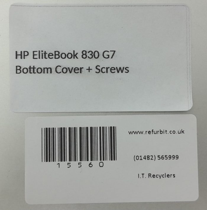 HP EliteBook 830 G7 Bottom Cover + Screws - Image 3