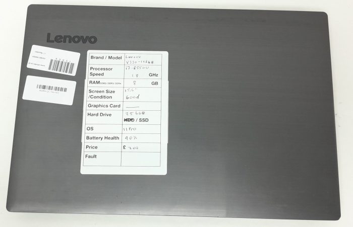 Lenovo V330-15IKB 81AX - i7-8550U 1.8GHz - 8GB Ram - 15.6" - 256GB SSD - Windows 11 Pro - Image 4