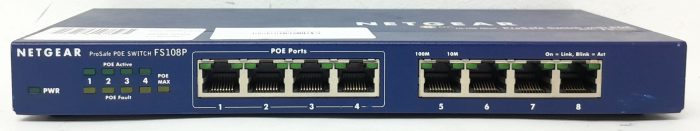 Netgear Prosafe FS108P 8 Port 10/100 Mbps Switch with PoE - Image 2