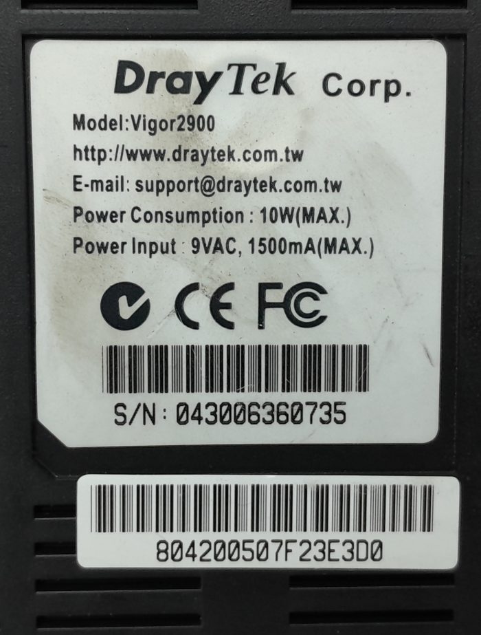 Draytek Vigor2900 Broadband Security Router - Image 3