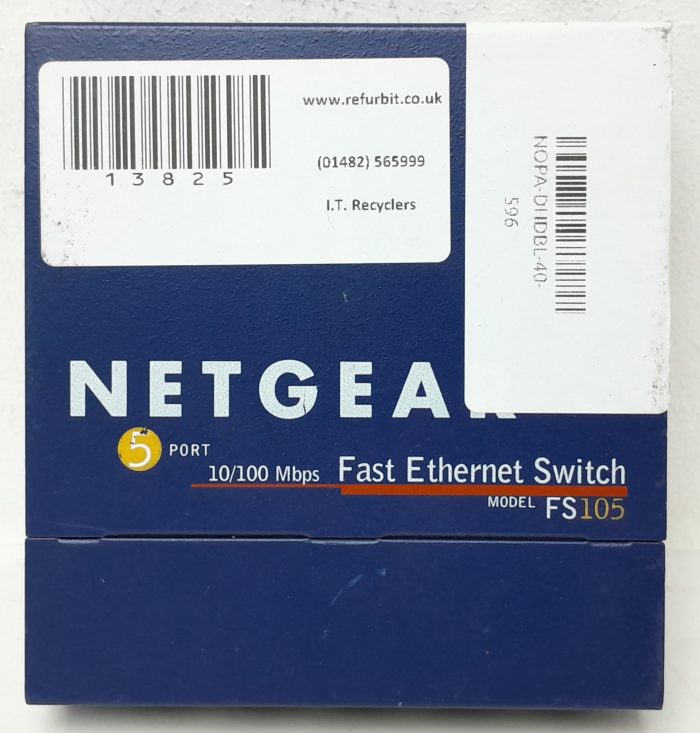 Netgear FS105 V2 ProSafe 5 Port 10/100 Fast Ethernet Switch - Image 5