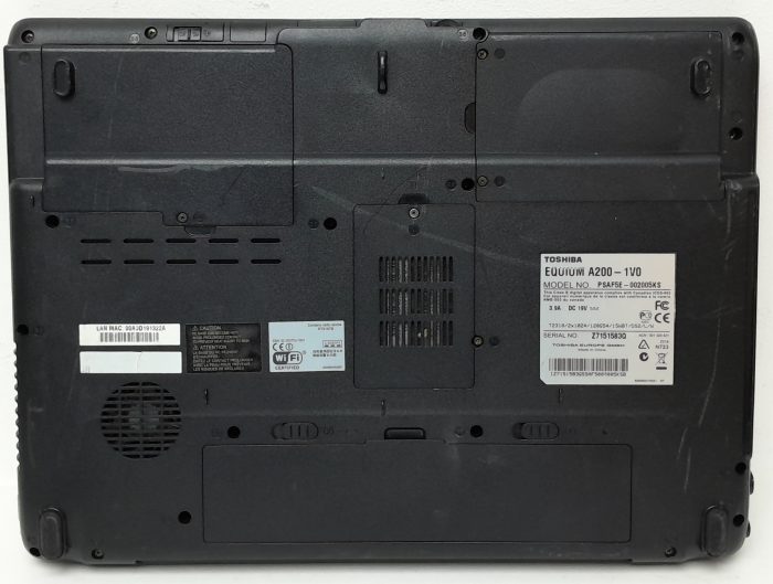 Toshiba Equium A200-1V0 PSAF5E-002005KS - Pentium T2310 1.46GHz - 2GB - 15.4" - 320GB HDD - Windows 10 Pro - Image 5