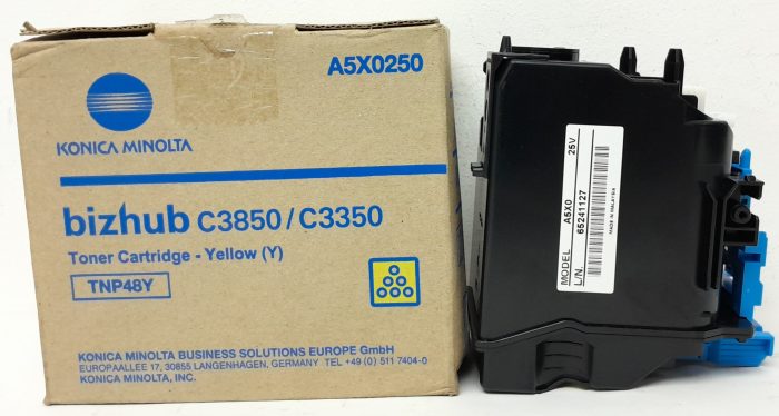 Konica Minolta A5X0250 Yellow Ink Toner Cartridge - Image 5