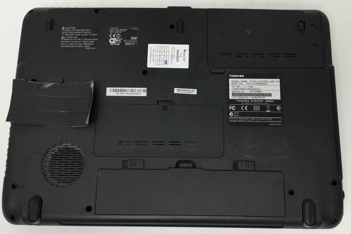 Toshiba Satellite Pro L450-13P - Celeron 900 2.2GHz - 2GB RAM - 15.6" - 250GB HDD - Windows 10 Pro - Image 5