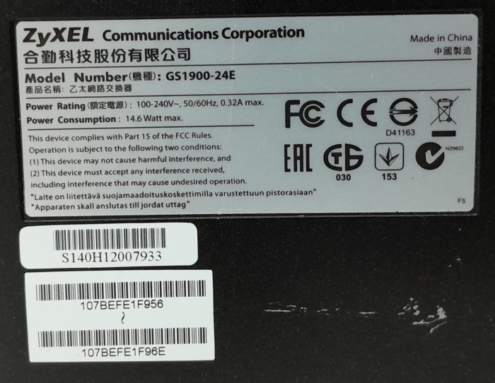 ZyXEL GS1900-24E 24 Ports Smart Gigabit Managed Switch - Image 3