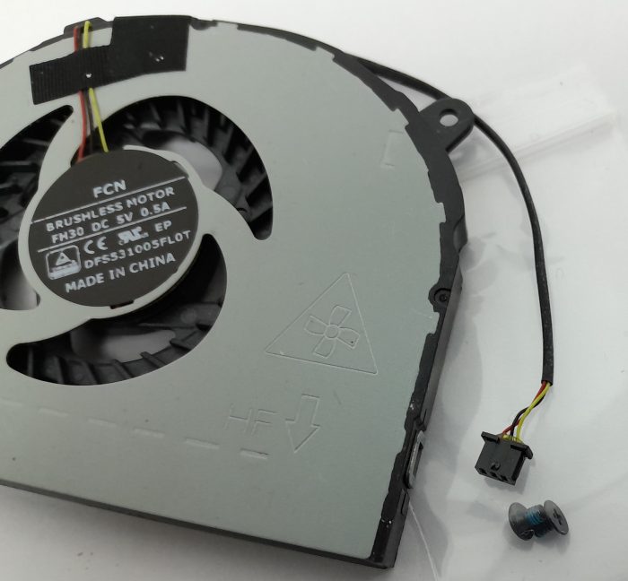 Stonebook Pro P11A CPU Fan + Screws DFS531005FL0T - Image 3